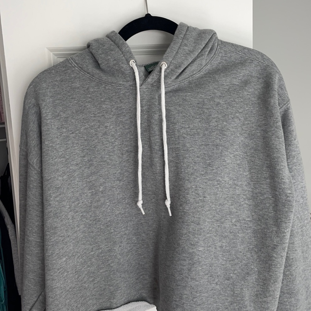 Cropped target hoodie